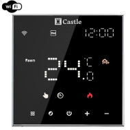 Терморегулятор программируемый Castle AC602H с Wi-Fi, черный
